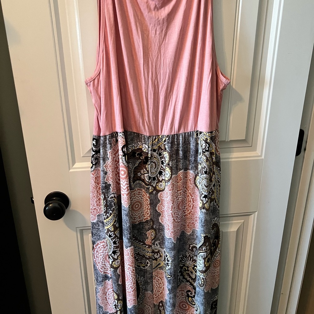 Mixed Print/Material Maxi - Picture 2 of 4